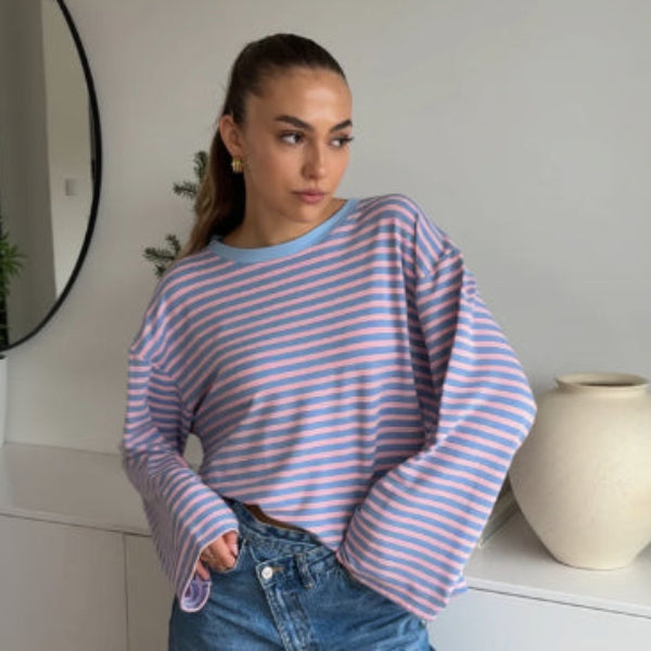 Claire™ | MANCHES LONGUES À RAYURES