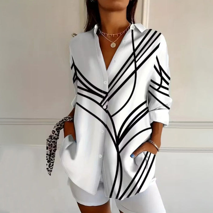 Milou™ | Chemisier Décontracté Vintage