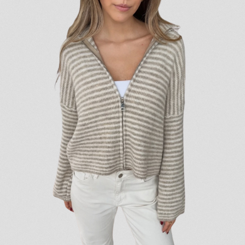 Lola™ | CARDIGAN À RAYURES KNIT