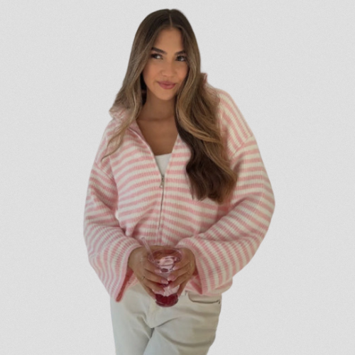 Lola™ | CARDIGAN À RAYURES KNIT