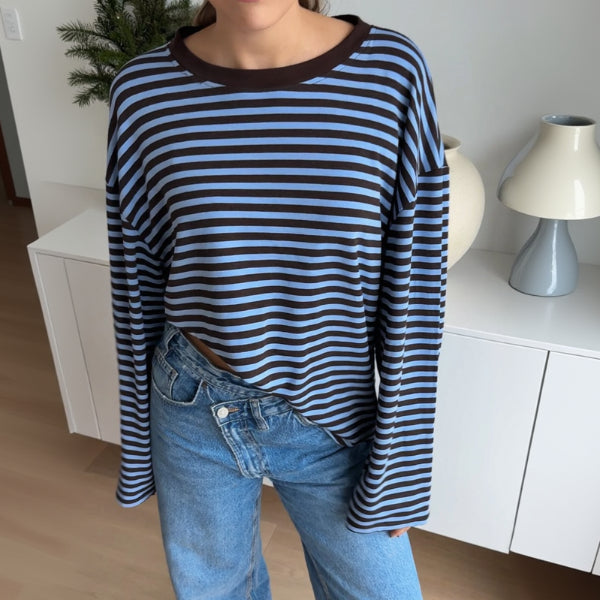 Claire™ | MANCHES LONGUES À RAYURES