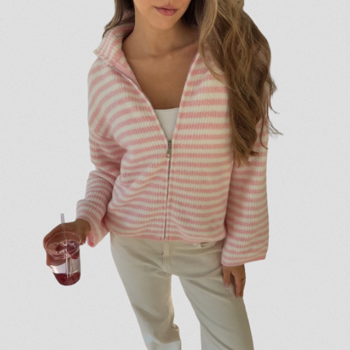 Lola™ | CARDIGAN À RAYURES KNIT