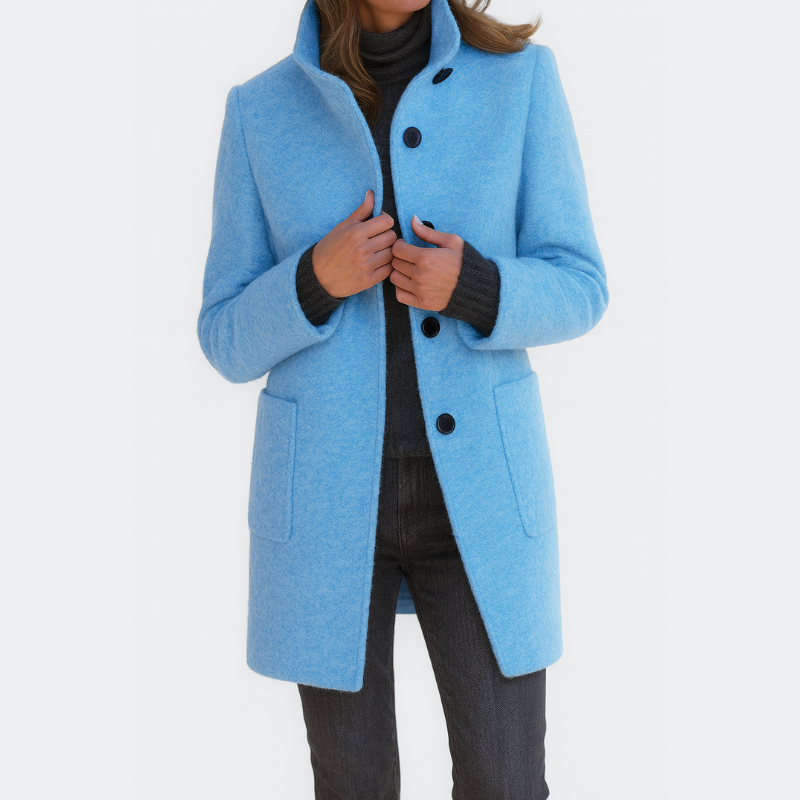 DouceMaison™ | Manteau femme à col montant
