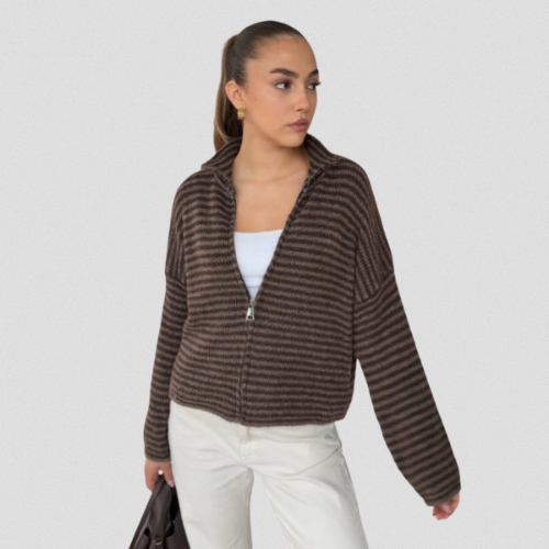 Lola™ | CARDIGAN À RAYURES KNIT