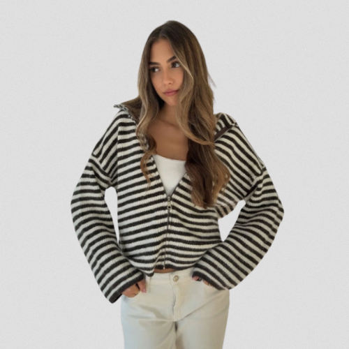 Lola™ | CARDIGAN À RAYURES KNIT