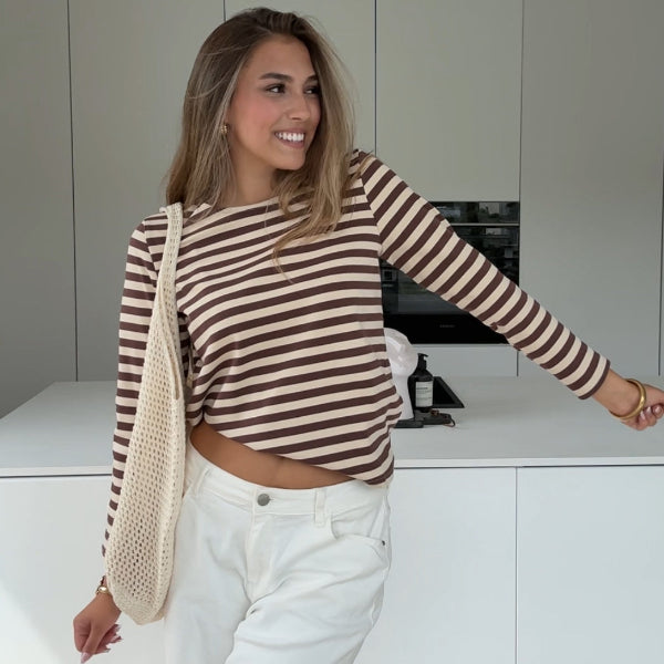 Claire™ |   MANCHES LONGUES À RAYURES