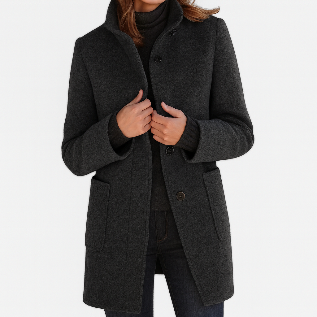DouceMaison™ | Manteau femme à col montant