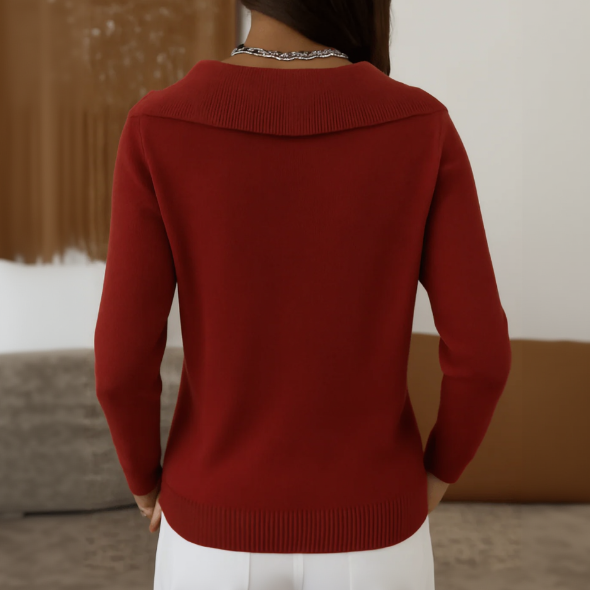 Lucia™ | Pull chaud à col souple