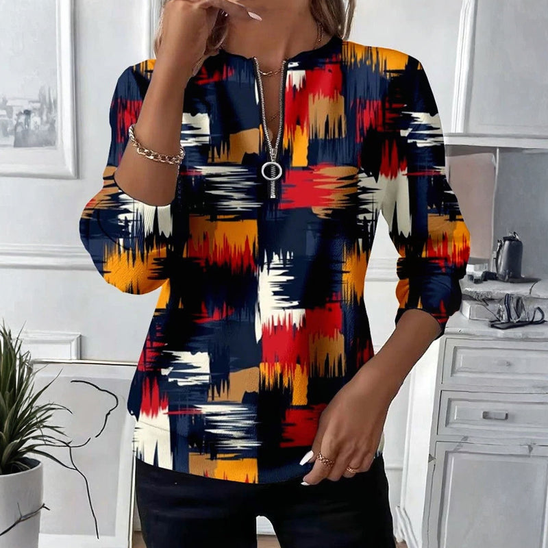 Douce - Sweat-Shirt Vintage Coloré