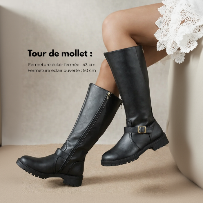 Lucia™ | Bottes orthopédiques confortables – Adaptées aux mollets (jusqu'à 50 cm)